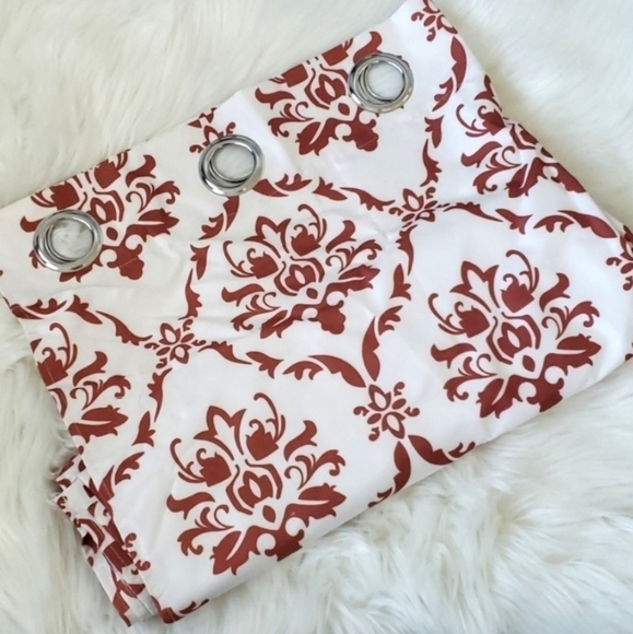 One curtain panel with top grommets in Rust NWOT - Picture 1 of 8